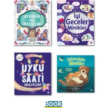 Türkiye İş Bankası Kültür Yayınları Uykudan Önce Masallar Kitap Seti - Uyku Saati Hikayeleri - Iyi Geceler Minikler - Uykusu Gelen Minik