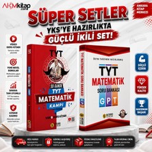 Akm Kitap Bıyıklı Matematik 55 Günde Tyt Matematik Kampı Video Ders Kitabı ve Gpt Soru Bankası Seti 2 Kitap
