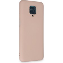 TeknoKapsül Note 9 Pro Kılıf Nano Içi Kadife Silikon - Pudra