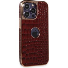 Magicool Iphone 14 Pro Kılıf Snake Kapak - Bordo