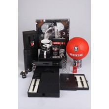 x Dekomus Lisanslı Beşiktaş Özel Kutulu Premıum 20 Parça Full Yetişkin Seti Saat,termos,futbol Topu