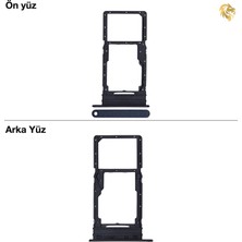 Arsking Galaxy A16 Sim Iç Yuvası Çiftli Siyah Çiftli Sim Yuvası Ikili Sim Tepsisi Çiftli Sim Aparatı Dual Sim Çekmecesi