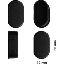 TeknoKapsül Oval Profil Iç Tapa 32X50 mm 4 Adet