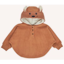 Panço Kız Bebek Nakış Detaylı Kiremit Sweatshirt