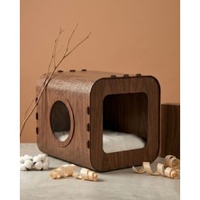 TeknoKapsül Özel Tasarım Nova Mdf Kedi Evi
