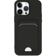Magicool Iphone 14 Pro Kılıf Kelvin Kartvizitli Silikon - Siyah
