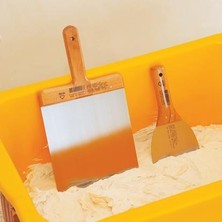 TeknoKapsül 006 Macun Ispatulası 12 cm Ahaşap Saplı