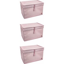 Renas Store Çok Amaçlı Düzenleyici Kutu Organizer Cırt Cırtlı Hurç Mega Plus Boy 40CM x 30CM x 70CM (3 Adet)