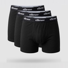 Ellesse 6SM9002-BKBKBK Erkek 3'lü Pamuklu Boxer - Siyah