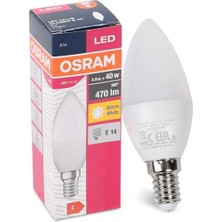 TeknoKapsül E-14 4,9W Buji Sarı LED Ampul