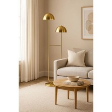 Venüs Nova Venüs Rigel | Modern Gold Metal Lambader| Gold Metal Başlık | Ayaklı Aydınlatma
