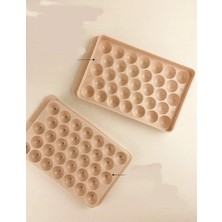 Renas Store 2 Li Buz Kalıbı 33 Bölmeli Kristal Küre Buzluk - Mini Yuvarlak Buz Kalıbı