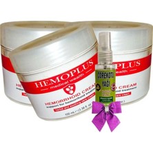 TeknoKapsül Hemoplus Bakım Kremi 100 ml x 3 Adet + Çörek Otu Yağı 30 ml