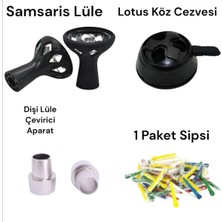 Yılmaz Nargile Samsaris Nargile Lülesi,lotus  Köz Cezvesi,plastik Sipsi,dişi Lüle Çevirici Aparat,nargile Aksesuarı
