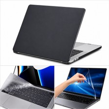 Gemini Macbook Air 13 Inç A2681 A3113 A3240 A3449 M2 M3 M4 M5 Kılıf Hardcase Klavye Koruyucu +Ekran Koruyucu 3 Lü Set