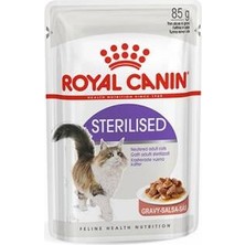 TeknoKapsül Sterilised Gravy Pouch Kısırlaştırılmış Kedi Konservesi 12 Adet 85 gr