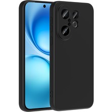 Lyon Tech Vivo X200 Fe 5g Uyumlu Zore Mara Lansman Kadife Iç Yüzeyli Ince Mat Silikon Kapak