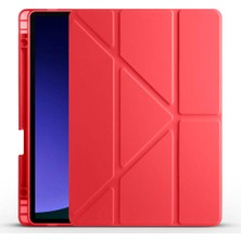 Sionel Galaxy Tab S10 Fe Kılıf Kalem Bölmeli Uyku Modlu Yatay ve Dikey Standlı Katlanır Snel