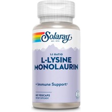 Solaray L-Lysine Monolaurine 1:1 Ratıo 60 Veg. Capsules