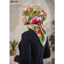 Sharell Desenli Soft Pamuk Eşarp 306-115