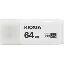 64GB Usb3.2 Gen1 Kıoxıa Beyaz USB Bellek LU301W064GG4