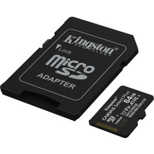 64GB Kıngston Mıcrosd Canvas Select Plus A1 SDCS3/64GB
