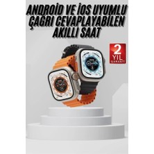 M Merc Giyim Akıllı Saat Amoled Ekran Bluetooth Bağlantılı Özel Tasarım Unısex