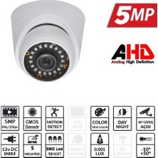 Ezcool EZ-5025HD 5 Mp 3.6mm Lens Ahd Dome Kamera