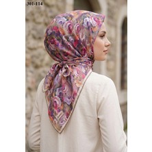 Sharell Gül Desenli Soft Pamuk Eşarp 301-114