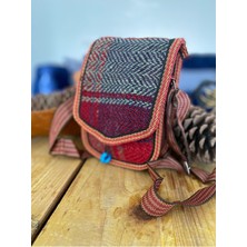Bohemania Iran Işi El Yapımı Çok Renkli Günlük Bohem Kilim Küçük Çanta