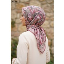 Sharell Gül Desenli Soft Pamuk Eşarp 301-117
