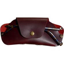 Minimalim Leather Craft Deri Gözlük Kabı – El Yapımı Minimal Gözlük Kılıfı | Minimalim