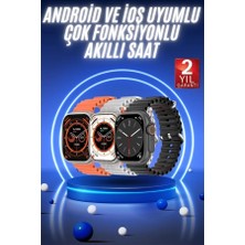 Motto Ticaret Akıllı Saat Ultra Android & Ios Uyumlu Arama Bildirim Özellikli
