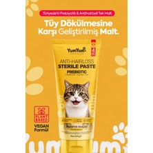 Yumyum Ilk Prebiyotik Içerikli Tüy Dökülme Engelleyici Tüy Yumağı ve Kusma Önleyici Multivitamin Kedi Malt Macun 100 gr