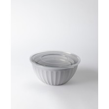 Madame Coco Novi Saklama Kabı Seti - Soft Gri - 1500+2500+5000 ml