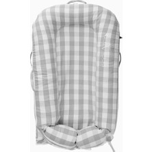 Dockatot Deluxe+ Stone Gingham Yenidogan Bebek Yatagi 0-8 Ay