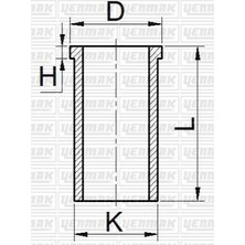 YENMAK Dpmix-Hb Motor Gömleği Std Land Rover 80MM