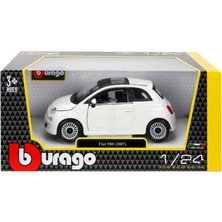 Motto Ticaret Mey Ithalat® 22106 Burago 1:24 Fiat 500 2007 Model Araba