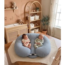 Ikiz Bebek Emzirme ve Destek Yastığı Kemer Tokalı