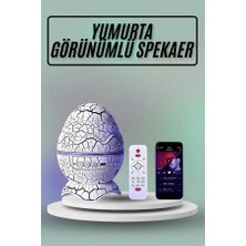 Astraltech Yumurta Görünümlü Masa ve Gece Lambası Renk Değiştirebilen Projektör
