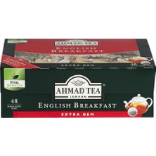 Ahmad Tea English Breakfast Demlik Poşet Çay 48'li 153,6 G (4'li Paket)