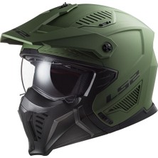 Ls2 Drıfter Mat Yeşil Kask