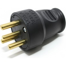tp Buğz 1 Adet Orel Kauçuk Erkek Trifaze Fiş 3X25A 380V