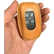 Minimalim Leather Craft Range Rover Hakiki Deri Anahtar Kılıfı