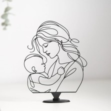 Decorius Anne ve Bebek Siluet Figür