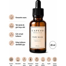 Capeso Pure Musk Misk Esansiyel Yağı 20 ml - Buhurdanlık ve Difüzör Kokusu