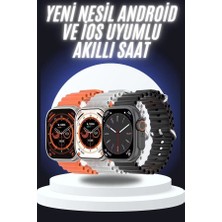 GRAYLINE Yeni Nesil Akıllı Saat Çok Yönlü Titreşimli 49 mm Android ve Ios Uyumlu