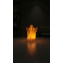 Decorius Korkutucu Hayalet Işığı - Pilli Mumlu Işıklı Hayalet - Hayalet Işık - Dekoratif Hayalet Lamba - Cadılar Bayramı Eğlenceli Hayalet Lamba Işığı