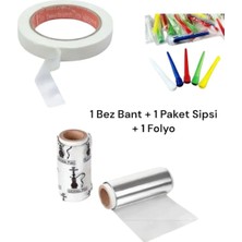 Yılmaz Nargile Nargile Bez Bandı+1 Paket Sipsi+Alüminyum Nargile Folyosu,bez Bant,alüminyum Folyo,nargile Sipsisi,