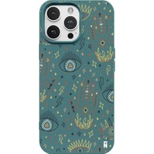 Casen iPhone 12 Pro Haki Lansman Renkli Silikon I'm Mysterious Tasarımlı Kamera Korumalı Telefon Kılıf
